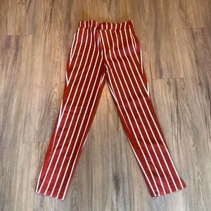 Burnt Orange Stripe Pants 😌